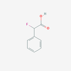 molecular formula C8H7FO2 B074067 alpha-Fluorophenylacetic acid CAS No. 1578-63-8