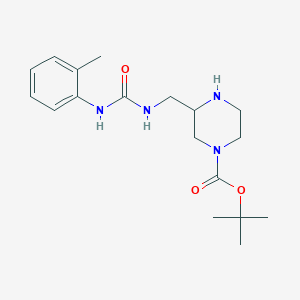 Tert-butyl 3-[[(2-methylphenyl)carbamoylamino]methyl]piperazine-1-carboxylate