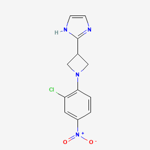 2-[1-(2-chloro-4-nitrophenyl)azetidin-3-yl]-1H-imidazole