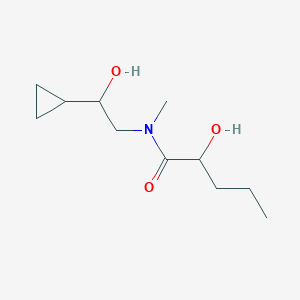 N-(2-cyclopropyl-2-hydroxyethyl)-2-hydroxy-N-methylpentanamide