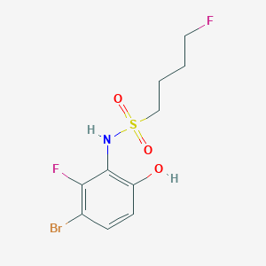 N-(3-bromo-2-fluoro-6-hydroxyphenyl)-4-fluorobutane-1-sulfonamide