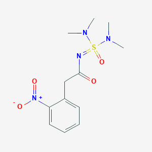 N-[bis(dimethylamino)-oxo-lambda6-sulfanylidene]-2-(2-nitrophenyl)acetamide