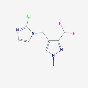 4-[(2-Chloroimidazol-1-yl)methyl]-3-(difluoromethyl)-1-methylpyrazole