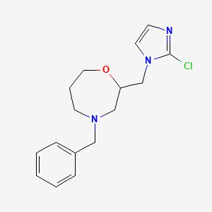 4-Benzyl-2-[(2-chloroimidazol-1-yl)methyl]-1,4-oxazepane