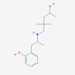 2-[2-[(4-Hydroxy-2,2-dimethylpentyl)amino]propyl]phenol