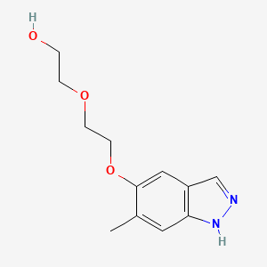 2-[2-[(6-methyl-1H-indazol-5-yl)oxy]ethoxy]ethanol