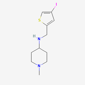 N-[(4-iodothiophen-2-yl)methyl]-1-methylpiperidin-4-amine