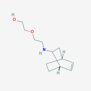 molecular formula C12H21NO2 B7407520 2-[2-[[(1S,4S)-2-bicyclo[2.2.2]oct-5-enyl]amino]ethoxy]ethanol 