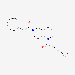 1-[6-(2-Cycloheptylacetyl)-2,3,4,4a,5,7,8,8a-octahydro-1,6-naphthyridin-1-yl]-3-cyclopropylprop-2-yn-1-one