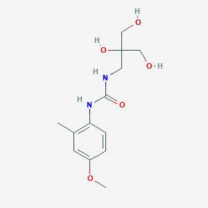 1-[2,3-Dihydroxy-2-(hydroxymethyl)propyl]-3-(4-methoxy-2-methylphenyl)urea