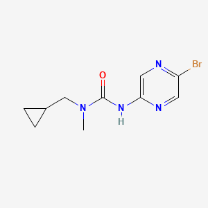 3-(5-Bromopyrazin-2-yl)-1-(cyclopropylmethyl)-1-methylurea