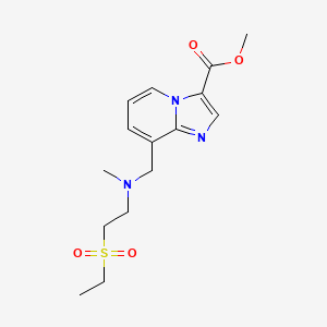 Methyl 8-[[2-ethylsulfonylethyl(methyl)amino]methyl]imidazo[1,2-a]pyridine-3-carboxylate