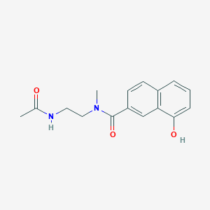 N-(2-acetamidoethyl)-8-hydroxy-N-methylnaphthalene-2-carboxamide