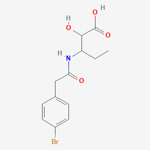 3-[[2-(4-Bromophenyl)acetyl]amino]-2-hydroxypentanoic acid