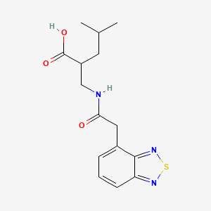 2-[[[2-(2,1,3-Benzothiadiazol-4-yl)acetyl]amino]methyl]-4-methylpentanoic acid