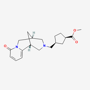 methyl (1R,3S)-3-[[(1R,9S)-6-oxo-7,11-diazatricyclo[7.3.1.02,7]trideca-2,4-dien-11-yl]methyl]cyclopentane-1-carboxylate