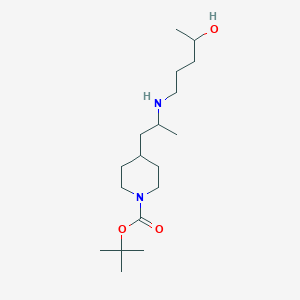 Tert-butyl 4-[2-(4-hydroxypentylamino)propyl]piperidine-1-carboxylate