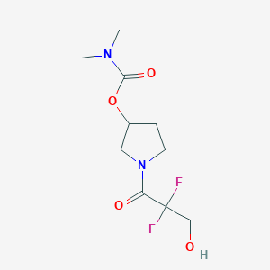 [1-(2,2-difluoro-3-hydroxypropanoyl)pyrrolidin-3-yl] N,N-dimethylcarbamate