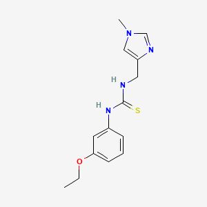 1-(3-Ethoxyphenyl)-3-[(1-methylimidazol-4-yl)methyl]thiourea