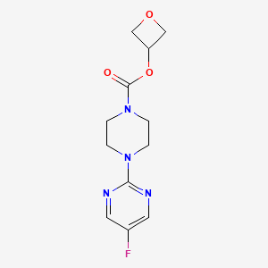 Oxetan-3-yl 4-(5-fluoropyrimidin-2-yl)piperazine-1-carboxylate