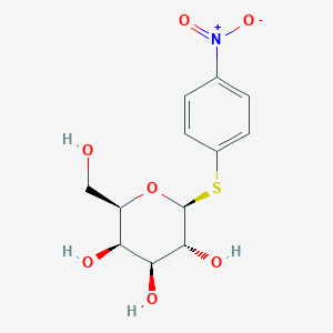 molecular formula C12H15NO7S B074094 4-硝基苯基 1-硫基-β-D-半乳呋喃糖苷 CAS No. 1230-27-9
