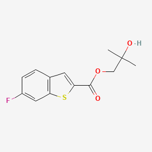 (2-Hydroxy-2-methylpropyl) 6-fluoro-1-benzothiophene-2-carboxylate