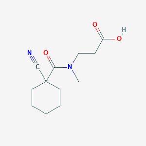 3-[(1-Cyanocyclohexanecarbonyl)-methylamino]propanoic acid