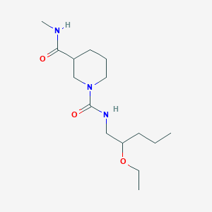 1-N-(2-ethoxypentyl)-3-N-methylpiperidine-1,3-dicarboxamide