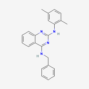 N~4~-benzyl-N~2~-(2,5-dimethylphenyl)quinazoline-2,4-diamine