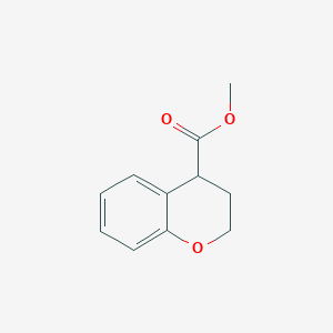 molecular formula C11H12O3 B7410286 methyl 3,4-dihydro-2H-chromene-4-carboxylate 