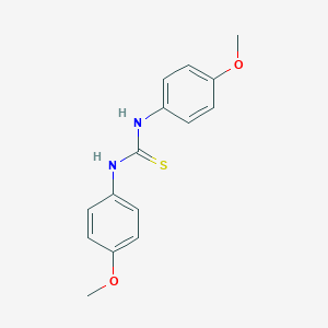 molecular formula C15H16N2O2S B074103 1,3-双(4-甲氧基苯基)硫脲 CAS No. 1227-45-8
