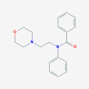 molecular formula C19H22N2O2 B7410301 N-(2-morpholin-4-ylethyl)-N-phenylbenzamide 