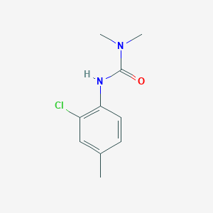 molecular formula C10H13ClN2O B7410320 3-(2-Chloro-4-methylphenyl)-1,1-dimethylurea 