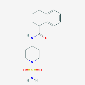 N-(1-sulfamoylpiperidin-4-yl)-1,2,3,4-tetrahydronaphthalene-1-carboxamide