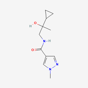 N-(2-cyclopropyl-2-hydroxypropyl)-1-methylpyrazole-4-carboxamide