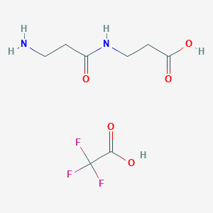 3-(3-Aminopropanoylamino)propanoic acid;2,2,2-trifluoroacetic acid