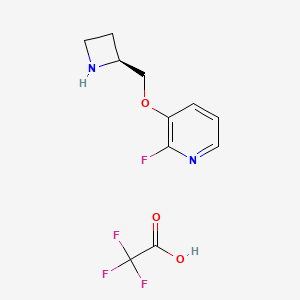 3-(2-Azetidinylmethoxy)-2-Fluoropyridine 2,3-Dihydroxysuccinate (1:1)