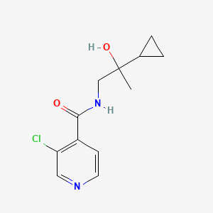 3-chloro-N-(2-cyclopropyl-2-hydroxypropyl)pyridine-4-carboxamide