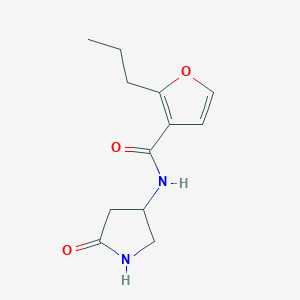 N-(5-oxopyrrolidin-3-yl)-2-propylfuran-3-carboxamide