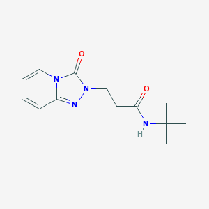 N-tert-butyl-3-(3-oxo-[1,2,4]triazolo[4,3-a]pyridin-2-yl)propanamide