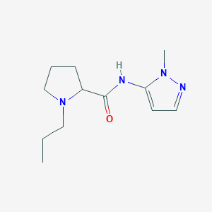 N-(2-methylpyrazol-3-yl)-1-propylpyrrolidine-2-carboxamide