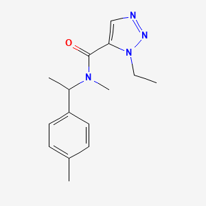 3-ethyl-N-methyl-N-[1-(4-methylphenyl)ethyl]triazole-4-carboxamide