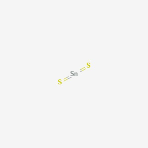 molecular formula SnS2<br>S2Sn B074110 硫化锡 (SnS2) CAS No. 1315-01-1