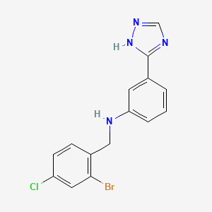 molecular formula C15H12BrClN4 B7411055 UCSF7447 