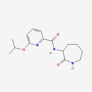 N-(2-oxoazepan-3-yl)-6-propan-2-yloxypyridine-2-carboxamide