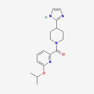 [4-(1H-imidazol-2-yl)piperidin-1-yl]-(6-propan-2-yloxypyridin-2-yl)methanone