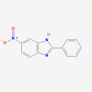 molecular formula C13H9N3O2 B074112 6-硝基-2-苯基-1H-苯并[D]咪唑 CAS No. 1571-85-3
