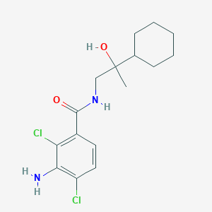 3-amino-2,4-dichloro-N-(2-cyclohexyl-2-hydroxypropyl)benzamide