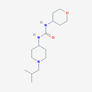 1-[1-(2-Methylpropyl)piperidin-4-yl]-3-(oxan-4-yl)urea