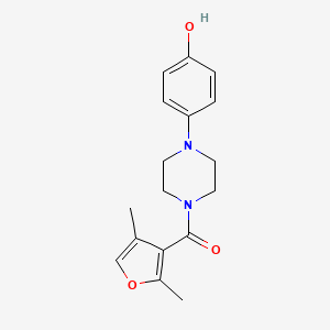 (2,4-Dimethylfuran-3-yl)-[4-(4-hydroxyphenyl)piperazin-1-yl]methanone